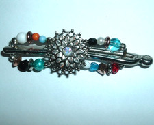 X Small Lilla Rose Flexi Hair Clip Jeweled Floral New w Tag