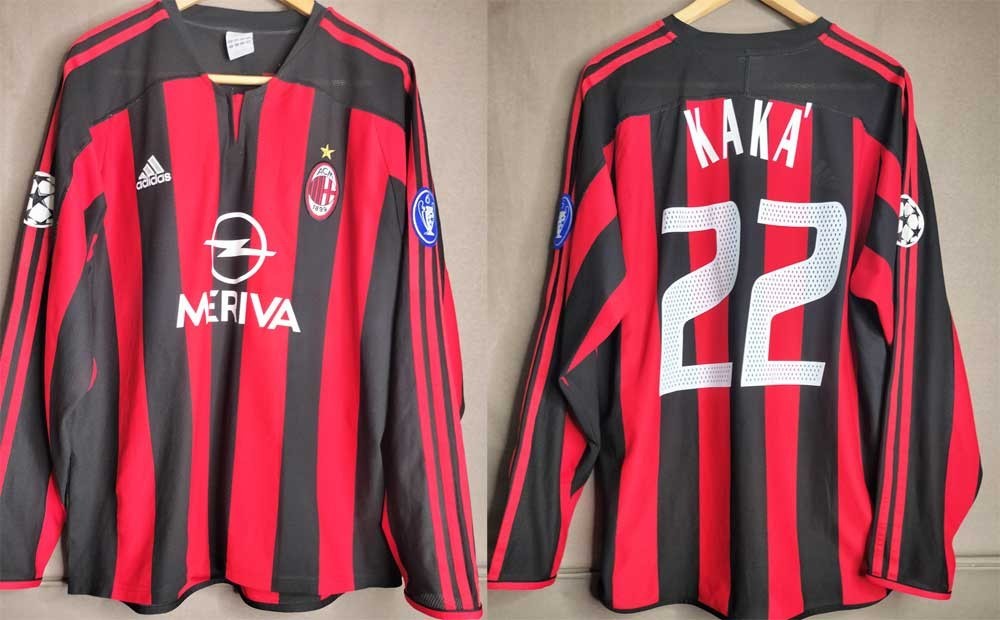 Kaka 22 Medium 2003 2004 AC MILAN Jersey Maglia Shirt Adidas
