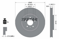 2X Bremsscheibe Vorderachse FüR Opel Insignia B Grand Sport Sports Tourer