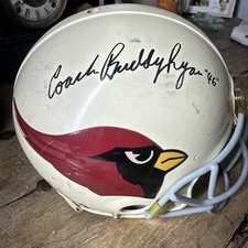Buddy Ryan signed  Arizona Cardinals game helmet for display only with COA