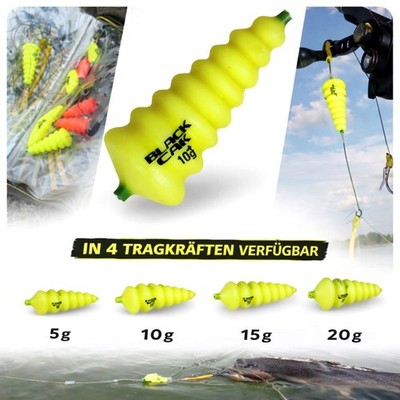 Black Cat U-Float Tree U Pose Waller Welsangeln fluo gelb 5-20 g Unterwasserpose
