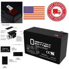 Rechargeable 12 Volt 9 AH AGM Battery Long Lasting High Performance Solutions