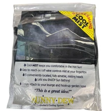 Sunny Dew Cool Patio Mist Sunbathers Cooling System Chaise Lounge Mister Hose