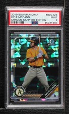 2019 Bowman Chrome Draft Sapphire Edition Kyle McCann #BDC-126 PSA 9 MINT 07b3