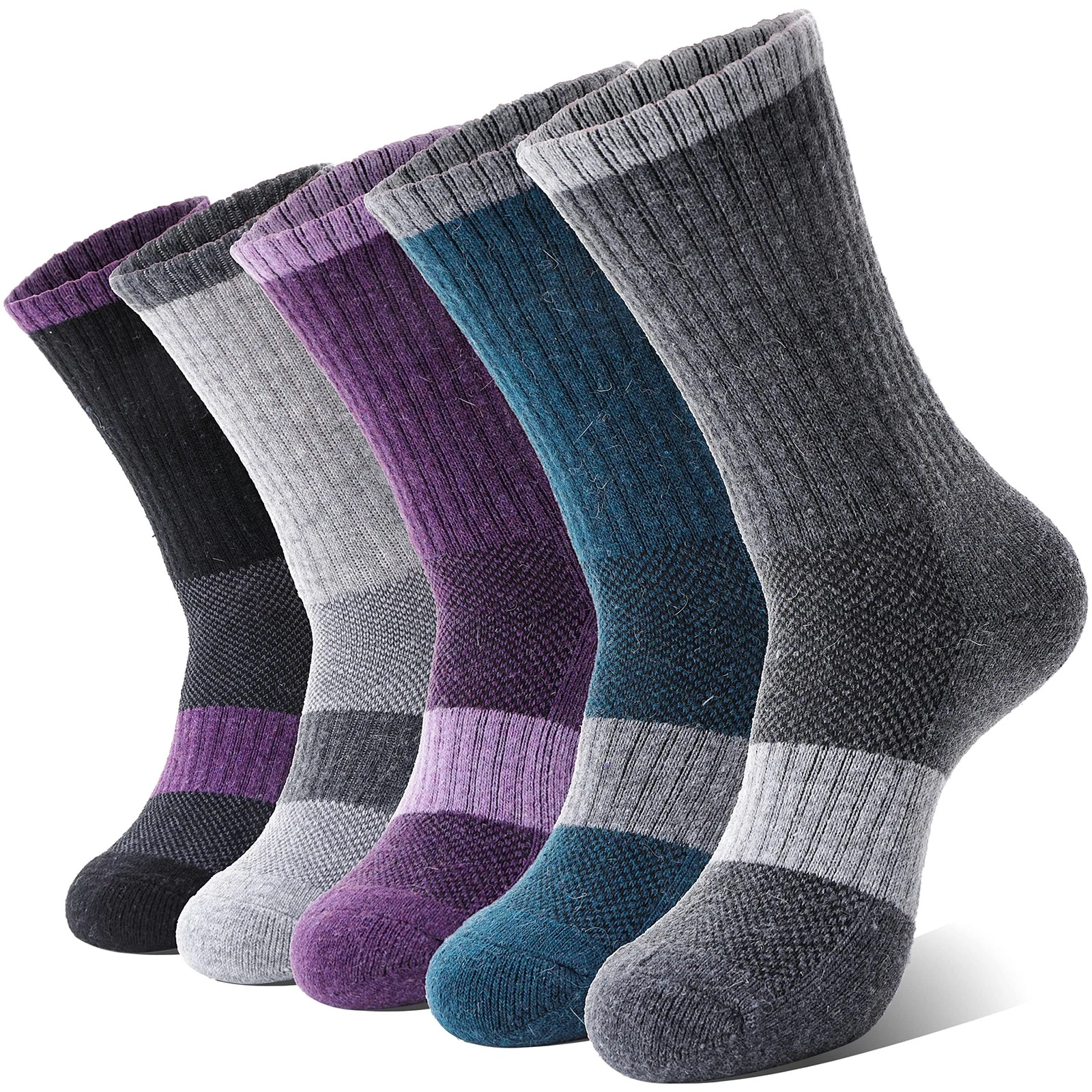 Merino Wool Socks for Women Hiking Thermal Warm Winter Boot Work Crew Cushion...
