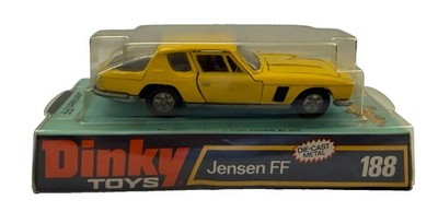 DINKY 188 JENSEN FF - ORIGINAL VINTAGE MODELL. Neuwertig Unbespielt