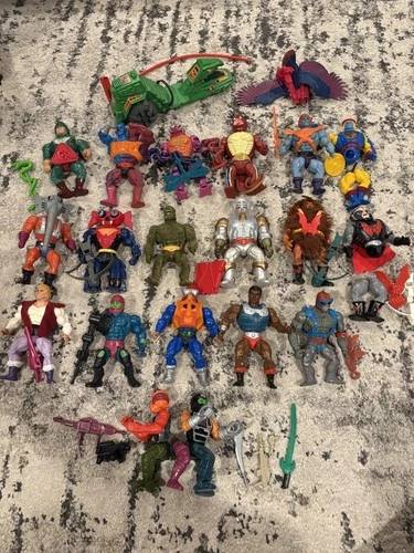 Vintage HE-MAN MOTU Masters Of The Universe Figure Lot - Used Please Read