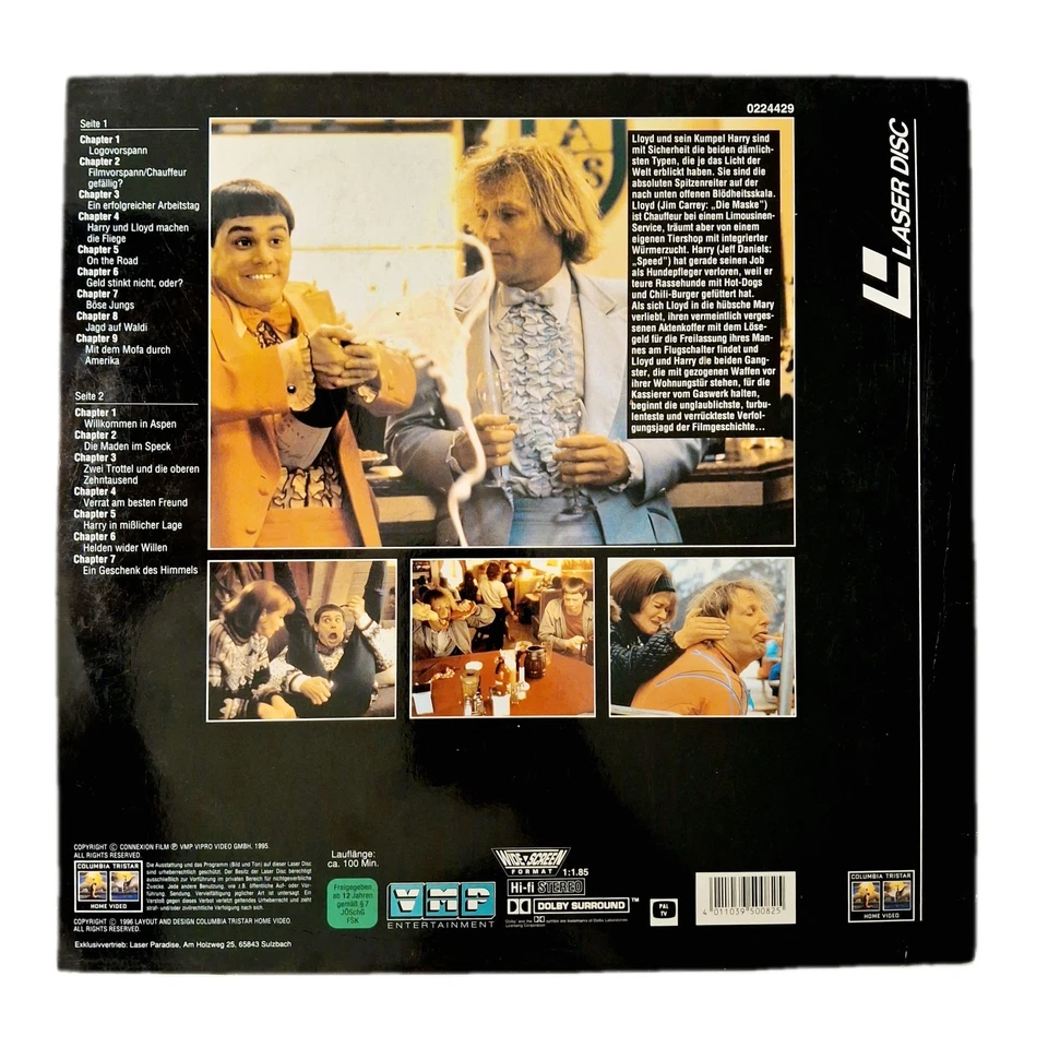 Dumm und Dümmer Laserdisc Deutsch – Jim Carrey – Komödie – Sammler - Bild 3 von 4