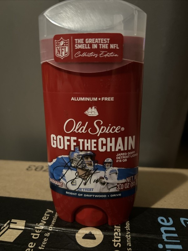 Old Spice Men's Antiperspirant Deodorant, NFL Collection, Goff the Chain, 2.6 oz