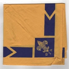 Boy Scout of America Yellow Blue Neckerchief [NC-4342]