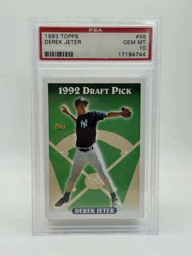 Derek Jeter 1993 Topps #98 (RC) PSA 10