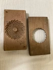 Japanese Wooden Sweets Mold Ball mum Kashigata Traditional Sweet Mold tan02