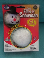 PEPPERELL CRAFTS FURRY FRIENDS  KIT   FLURRIE SNOWMAN  NEW