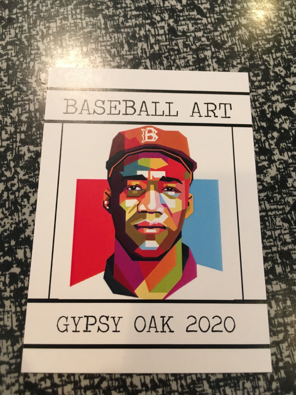 Gypsy Oak 2020 Baseball Art Project Card Single 8 Elijah Jerry Pumpsie S L1600