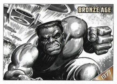 RAMPAGING HULK - THE AVENGERS (2012 MARVEL BRONZE AGE) [NEAR MINT NM+] Card #46