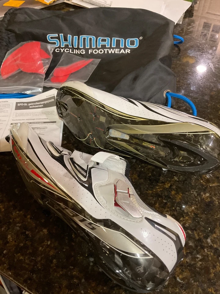 Zapato de ciclismo Shimano Pro Racing ajuste personalizado para hombre 43 Foto 3 de 4