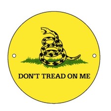 DON'T TREAD ON ME WALKING STICK MEDALLION