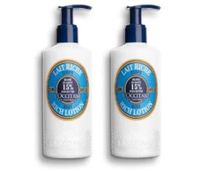 L'OCCITANE 15% Shea Butter Body Rich Lotion 8.4 fl oz each (2-Pack) NEW