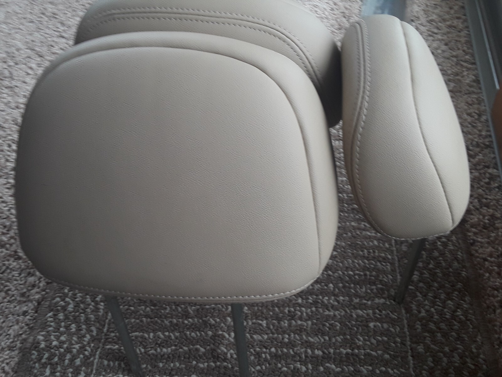 0512 Ford Escape Tribute Mariner Rear Seat 2nd Row Headrests Beige Leather OEM eBay