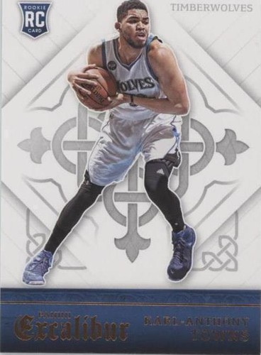 2015-16 Panini Flawless Karl Anthony Towns Rookie Logo Patch Auto