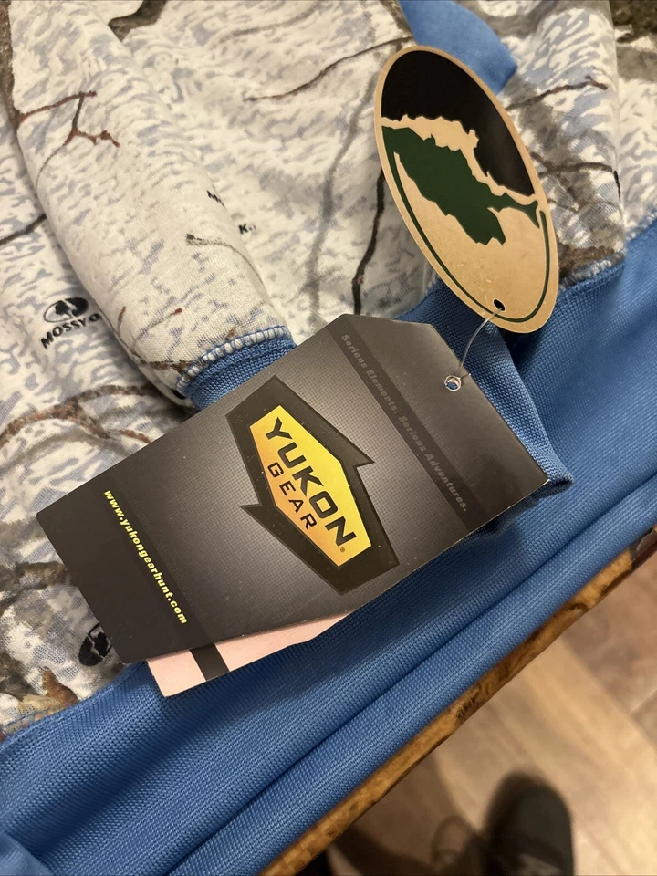 Mossy Oak Yukon Gear Pullover Hoodie Men’s 2XL Blue Winter Camo NWT - Image 4 of 4