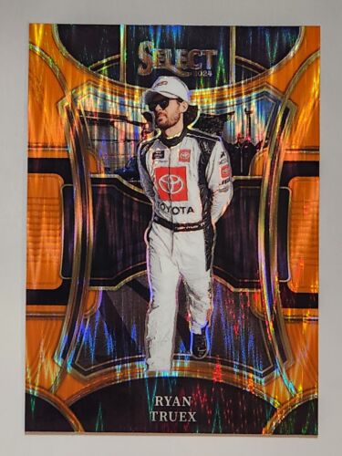 2024 Panini Select NASCAR Racing Trackside #215 Ryan Truex Orange Flash Prizm