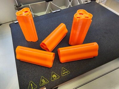 ORANGE - NEW 5 NERF Zombie Strike Nerf Sledgefire Replacement Shells Sledge Fire