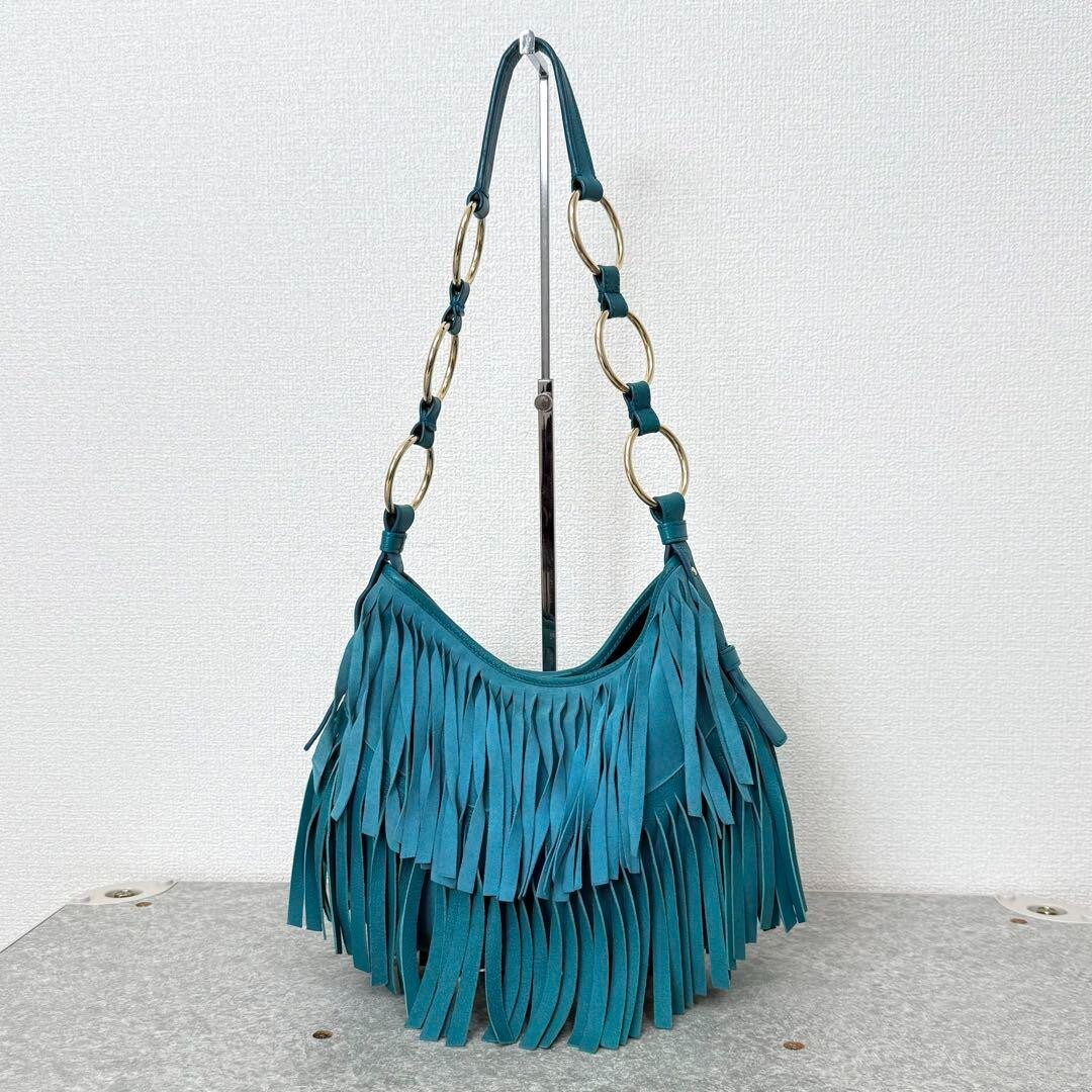 Yves saint Laurent suede fringe bag | eBay