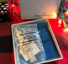 NWT NEW Wallace Sterling Memories W512217 Toy Soldier Silver Christmas Ornament