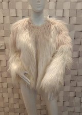 Jacket 6 - 8 - 10 / Age 13 Fluffy Fur Rave Festival Shaggy