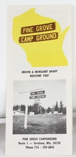 Pine Grove Camp Ground Brochure. Gresham, Wisconsin.