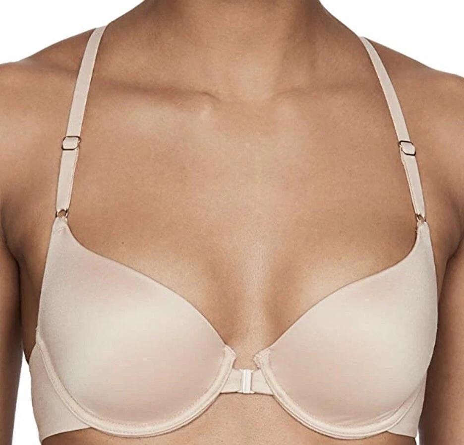 NWT Natori Women's Euphoria Front Close Bra Cafe Tan Size 30A