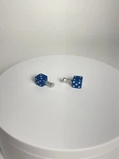 Resin Dice Brake Cable Ends Metallic Blue For BMX & Other Bikes New (E120)