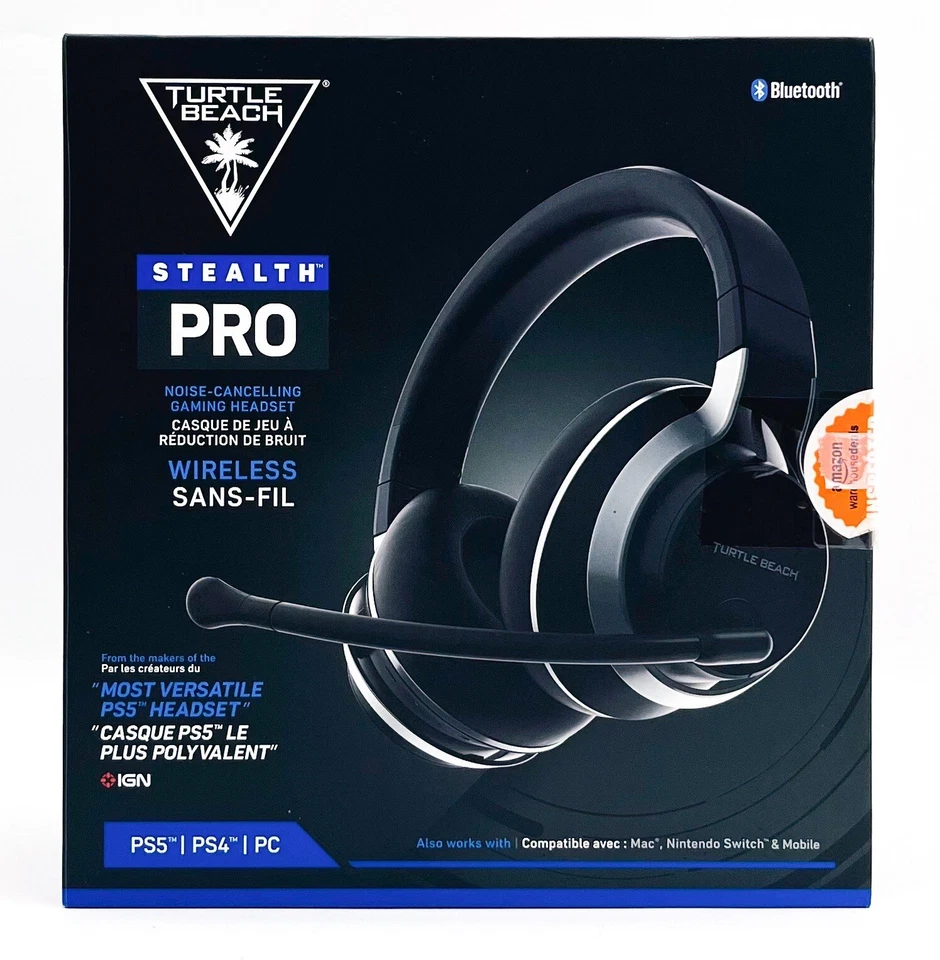 Turtle Beach Stealth Pro Wireless Gaming Headset PS4 / PS5  & PC - black - Image 2 of 4