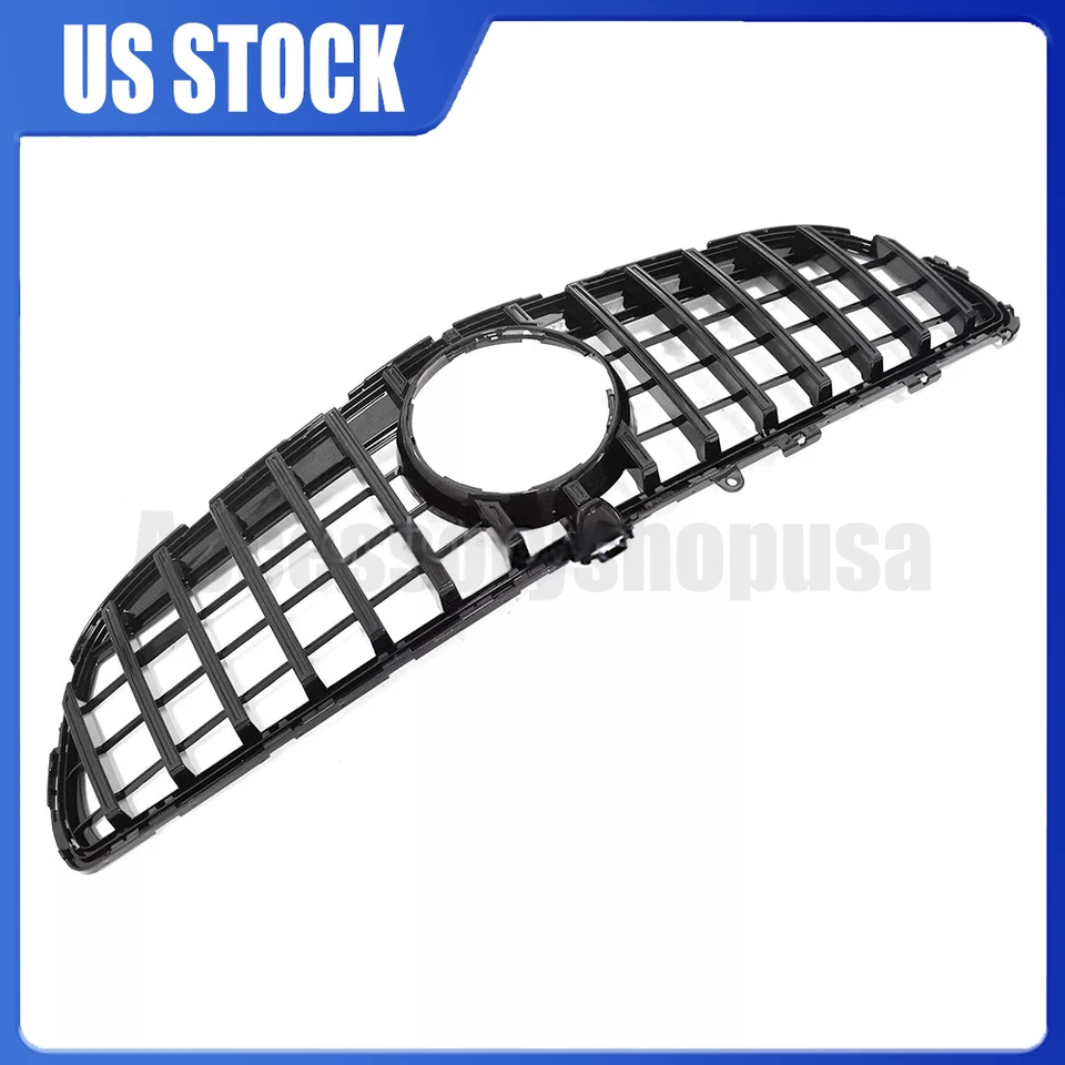 For Mercedes Benz CLS63 AMG S 2015 2016 2017 Front Grille Grill GT Style Black — 第 3/4 张图片