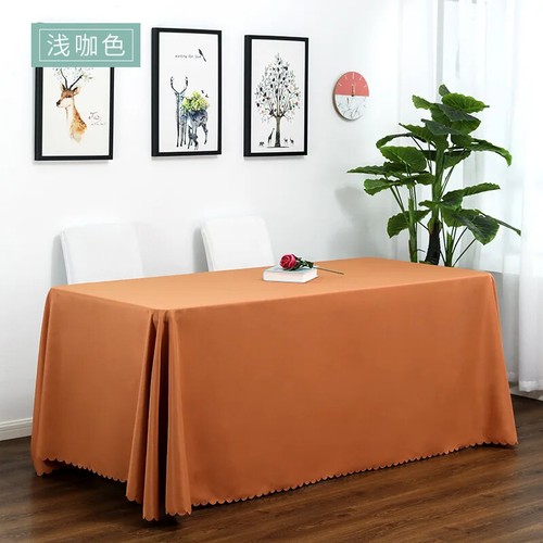 Banquet Table Cover Wonderful Colourful Polyester Linen Party Durable Decor - Picture 23 of 49