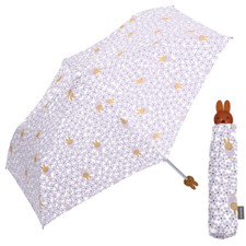 Miffy Folding Umbrella Face Handle Lavender Melanie 55cm Adult Kawaii Japan New