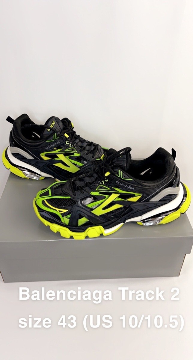 aqua BALENCIAGA 厚底スニーカー ブラック/イエロー 直営SHOP限定アイテム]厚底スニーカー （ブラックイエロー