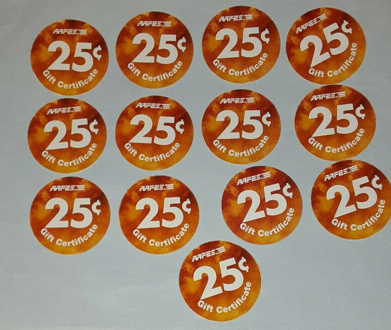 10th Print 25 Cents Set of AAFES Pogs in Extra Fine condtion - Image 2 of 2