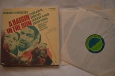 Vintage Lorraine Hansberry's Raisin In The Sun Vinyl LP 3-Record Set W/Outer Box