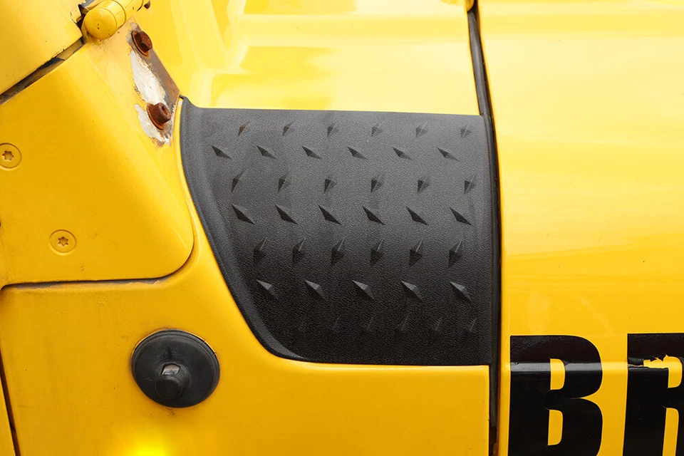 Cubierta de capucha negra carrocería blindaje protectores de esquina aptos para Jeep Wrangler TJ 1997-2007 1 par Foto 4 de 4