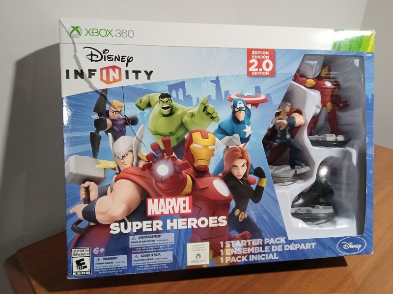 Disney Infinity 2.0 Edition XBox 360 Marvel Super Heroes Set Video Game Sealed
