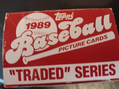 S3R6-9: 1989 Topps Traded Baseball 1T - 132T Up to 40% Off