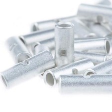 22-8-1/0-2/0-4/0AWG Bare Butt Splice Connectors Tinned Non-Insulate Terminals