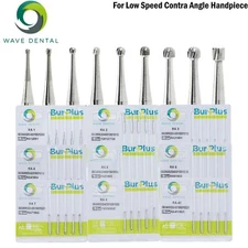US WAVE DENTAL Round Carbide Bur for Slow Speed Latch RA1-8 Inverted Cone RA41