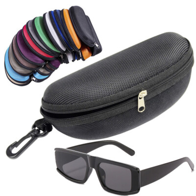Travel Pack Glasses Carry Bag Portable Classic Sunglasses Pouch Belt Clip  Zip
