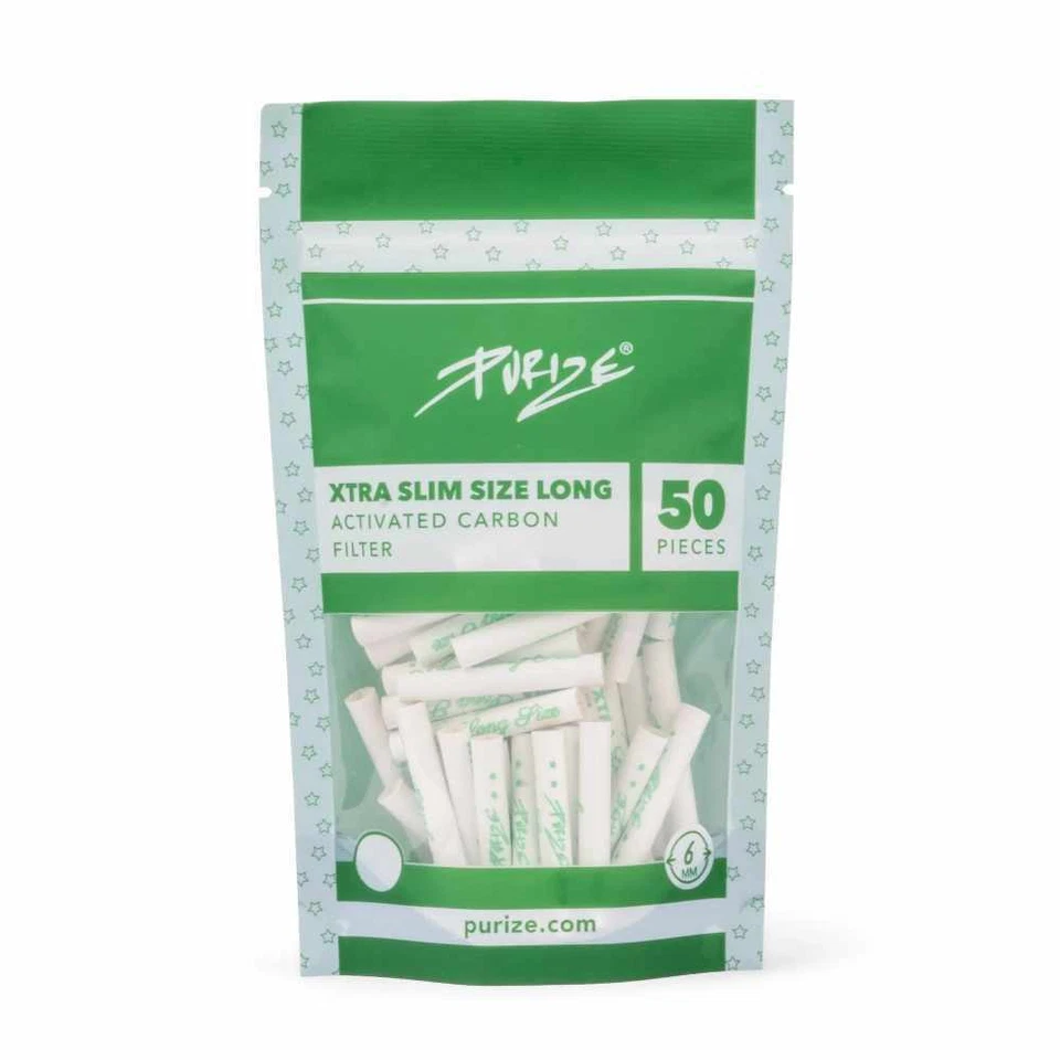 50-250 PURIZE XTRA Slim Size Long 6mm Aktivkohlefilter Set