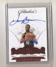 2017-18 Panini Flawless HARRISON BARNES Flawless Ruby Auto 5/15 FA-HB