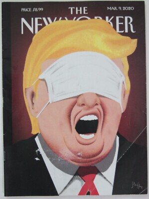 The New Yorker Magazine March 9 2020 Cover UNDER CONTROL by Brian Stauffer