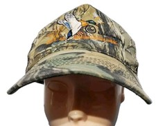 CAMO Hat Duck Embroidered Adjustable Mesh Snapback Ball Hunt Cap